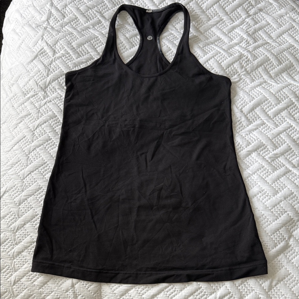 Lululemon Black Racerback Tank Top - Size L 🖤